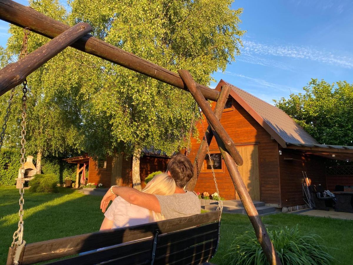Drewniane Domki Pod Brzozami Karwia Exteriör bild